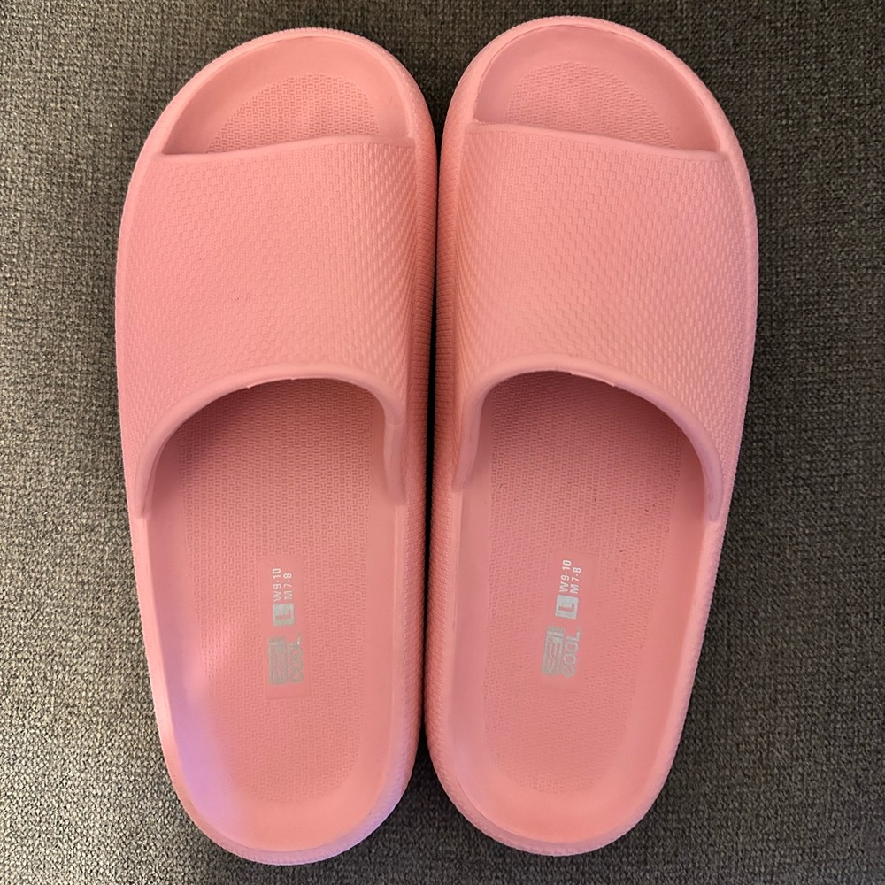 Casual Pink Cloud Slide Sandals